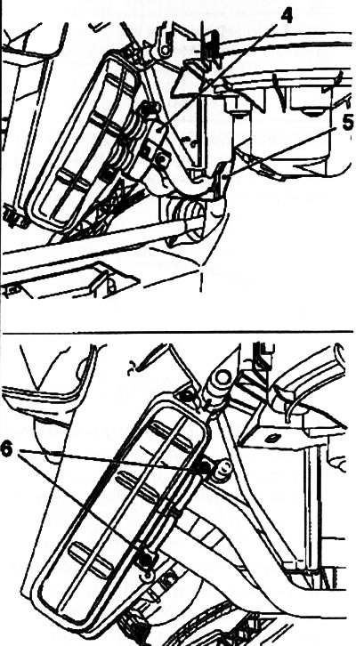 Снятие и установка теплообменника отопителя (Опель Корса С 2000-2006 ...