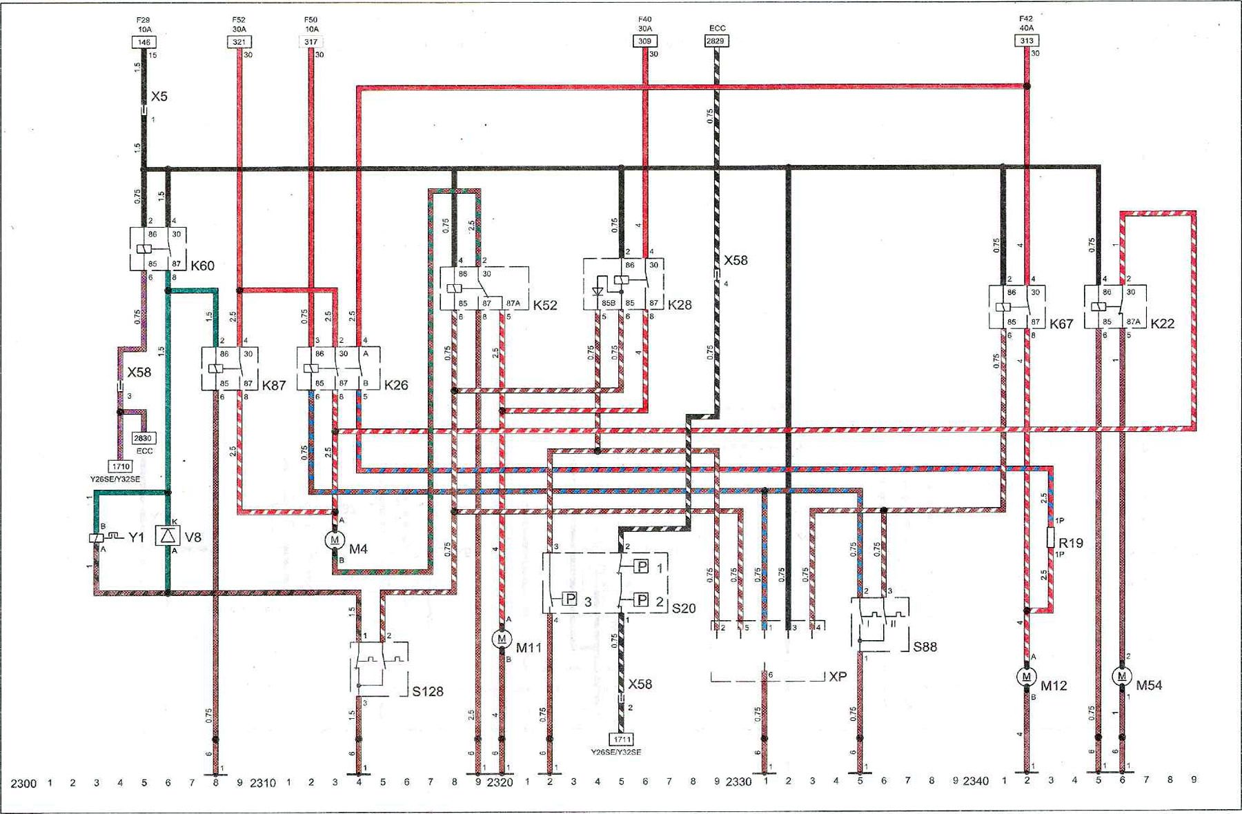 Схема 10. Система охлаждения и вентиляции. Автомобили с двигателем ...