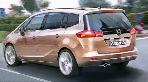 Внешность серийной «третьей» Зафиры еще загадка, поскольку, кроме прошлогоднего скетча, официальных…