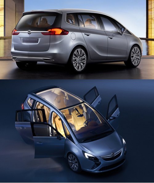 Информацию о том, что третьей генерации минивэна Zafira не достались двери с системой FlexDoors…