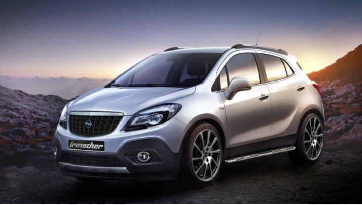 Паркетник Opel Mokka обули в новые 20-дюймовые колёсные диски.
