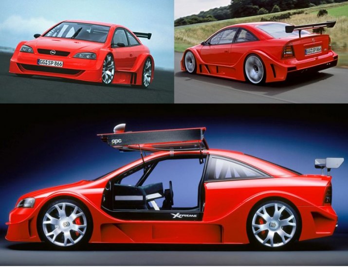 Концепт Astra OPC 2002 года впечатлял. Расширение кузова, двери типа «крыло чайки». Из-за того что…