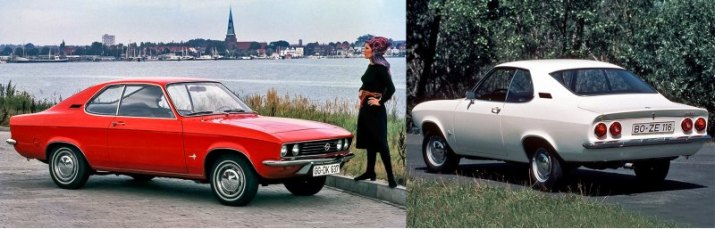 Прообразом опелевского визора послужил передок купе Opel Manta первого поколения (серия А), которое…