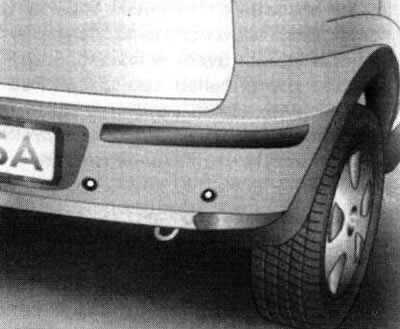 25.4. Датчыкі сістэмы дапамогі пры паркоўцы