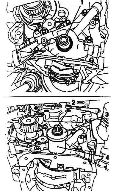 13.10. Installing the oil pump seal (using the Z18XE engine as an example): 1. Protective sleeve;…