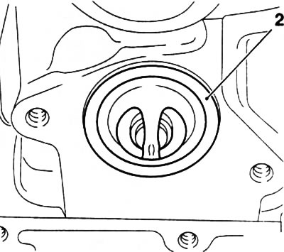 9.19. Thermostat (2) (z16SE engine)