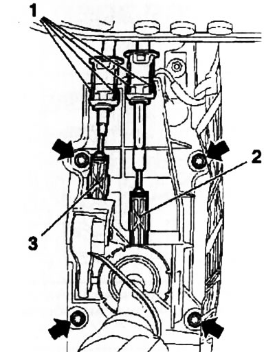 10.8. Release the tips (2 and 3) from the latches, squeeze the clamps (1) of the couplings and…