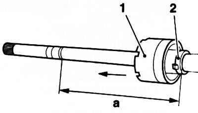 7.1. Clamp (2) for fastening the torsional vibration damper (1)