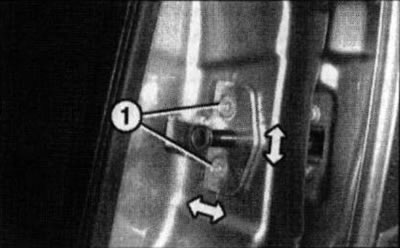 17.6. Screws (1) for fastening the side door lock bracket