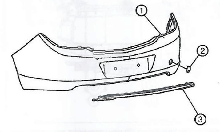Как снять задний бампер инсигния Rear bumper device (Opel Insignia A 2008-2017: Body: Exterior)