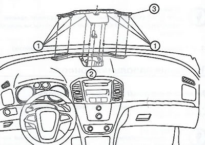 1. Пры дапамозе пластыкавага шпатэля адчапіць восемь фіксатараў (1) і выняць сопла абдзімання…