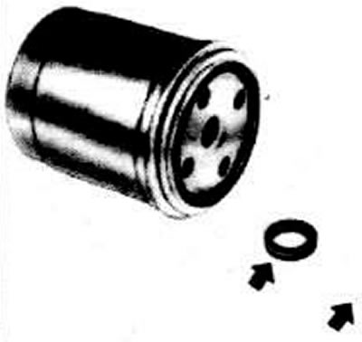 To unscrew the filter, use an oil filter wrench or a leather belt.