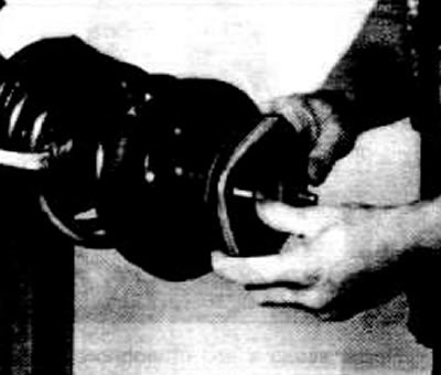 Unscrew the support ball bearing with a bent open-end wrench, holding the Allen key with a socket…