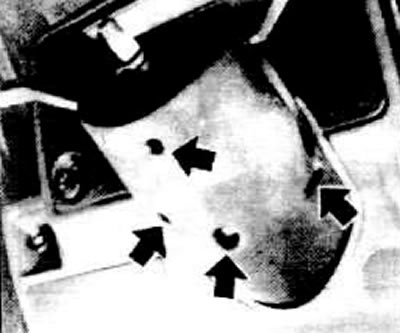 Remove the upper steering column support trim.