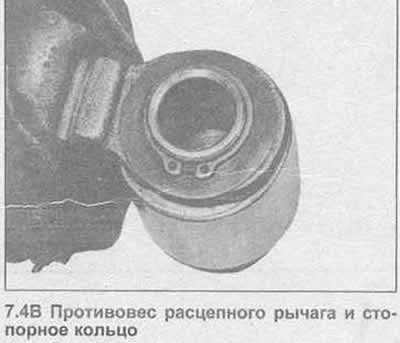 4. Одвојите лежај од ваљака на полузи за отпуштање (фотографија). Ако је потребно, уклоните…