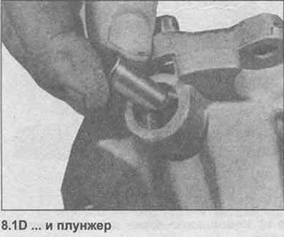 1. Using the tool described in Chapter 4 item 5, remove the special covers, springs and plungers…