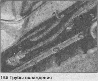 5. Disconnect the coolant pipes from the transmission (photo). Plug the open ends to prevent dust…