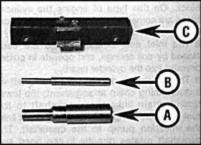 A. Crankshaft locking pin