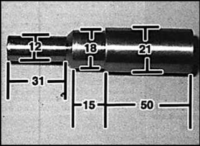 Crankshaft Locking Pin Dimensions