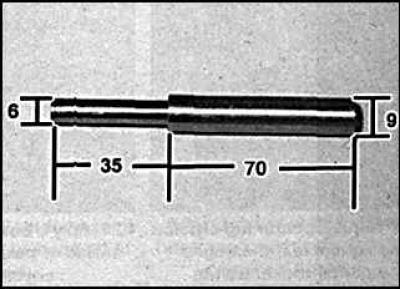 Fuel Pump Protrusion Locking Pin Dimensions