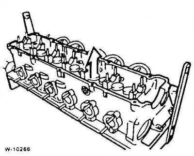2. Remove the cylinder head.