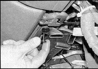3. Release the retaining clips and remove the trim panel.