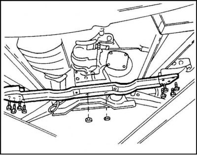 13. Strângeți șuruburile din mijloc la 48 Nm, șuruburile din exterior la 80 Nm.