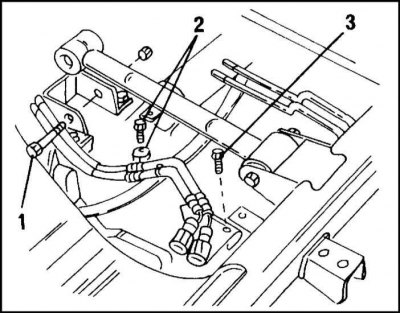6. Reinstall the middle lever as shown in the illustration.