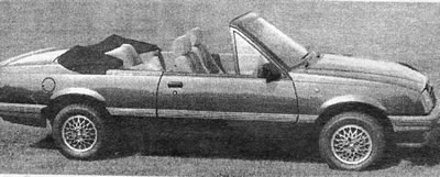 Рис. 4. Opel Ascona Convertible (кабриолет).