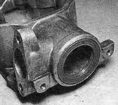 Photo 9.7. The camshaft seal in its holder.