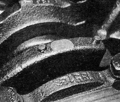 Фотографија 11.2. Контактни пинови на радилици који се користе за ТДЦ сензор.