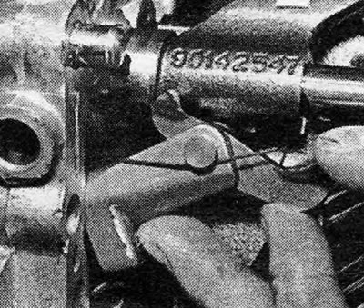 Фотография 19.34А. Блокировочная собачка штока 5 передачи.