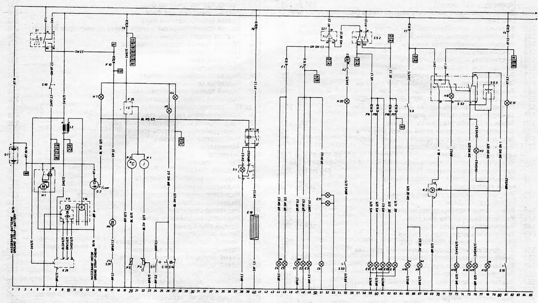 Рисунок 12.88. Электрическая схема для моделей 1984 года выпуска