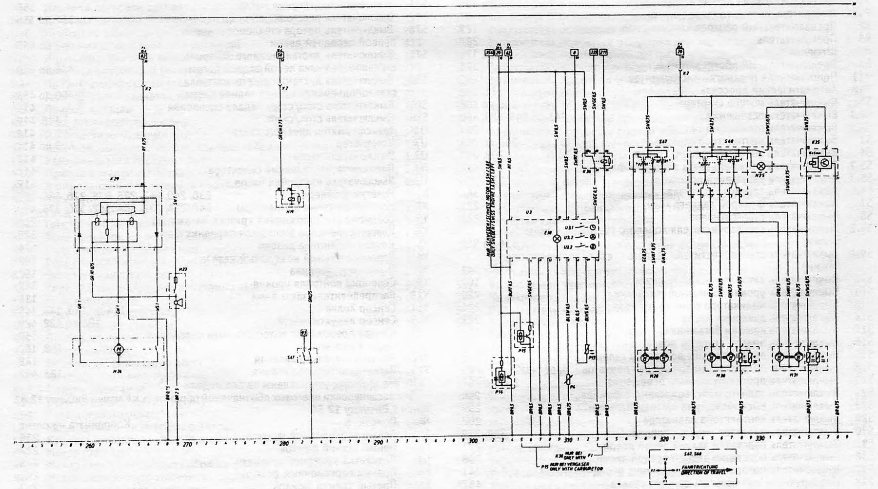 Рисунок 12.88. Электрическая схема для моделей 1984 года выпуска (продолжение)
