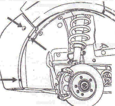 Рис. 2.7а. Снимите бампер.