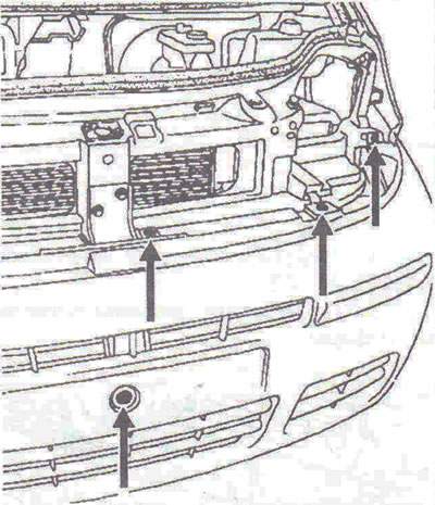 Рис. 2.76. Снимите бампер.