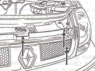 Figure 3.4. Remove the radiator grille.