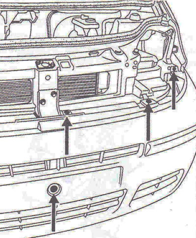 Figure 3.7b. Remove the bumper.