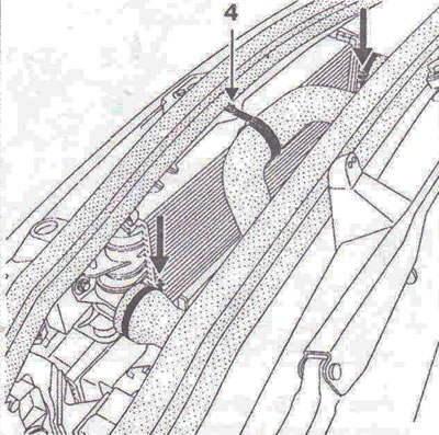 Figure 3.8. Disconnect the air ducts from the intermediate air cooling radiator, as well as the…