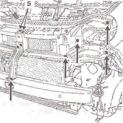 Figure 3.9. Disconnect the 5 fasteners of the hood lock drive cable and remove the cable, remove…