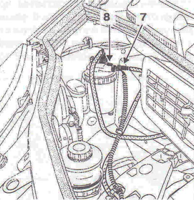 Figure 3.12. Disconnect the fuel supply line 7 (install protective plugs), and also wiring…