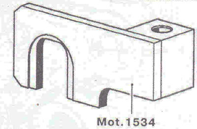 Figura 4.24a. Instrument Mot. 1534 pentru reglarea arborelui cu came de admisie.