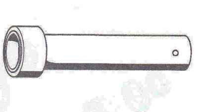 5.29. ábra Szereljen fel egy új, védőgyűrűvel ellátott mandzsettát a B.Vi. 1236 szerszámmal.