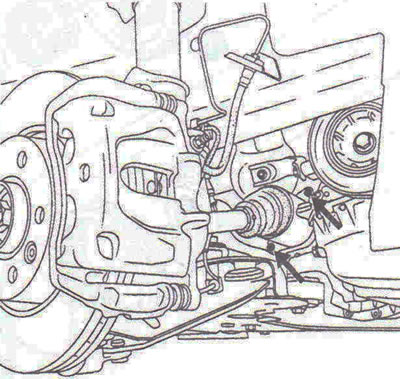 Figure 5.31. Remove the intermediate support flange.