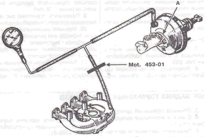 Figure 8.3. If there are leaks, replace gasket A.