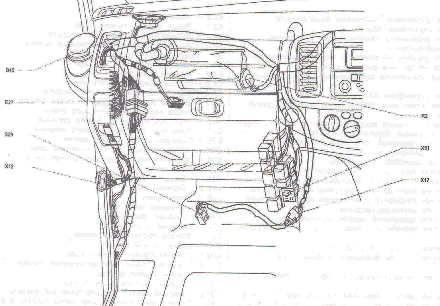 Instrument panels on the passenger side (right hand drive vehicles)