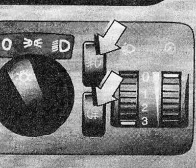 The fog lights are turned on by a button located near the light switch, and when the lights are…