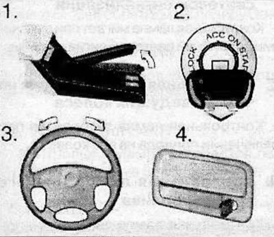 Stopping the car