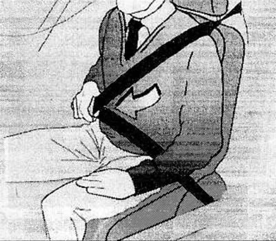 Three-point seat belts
