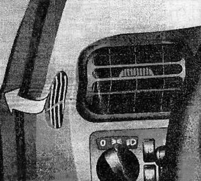 Ventilacijske rešetke za odmrzavanje i grijanje bočnih prozora